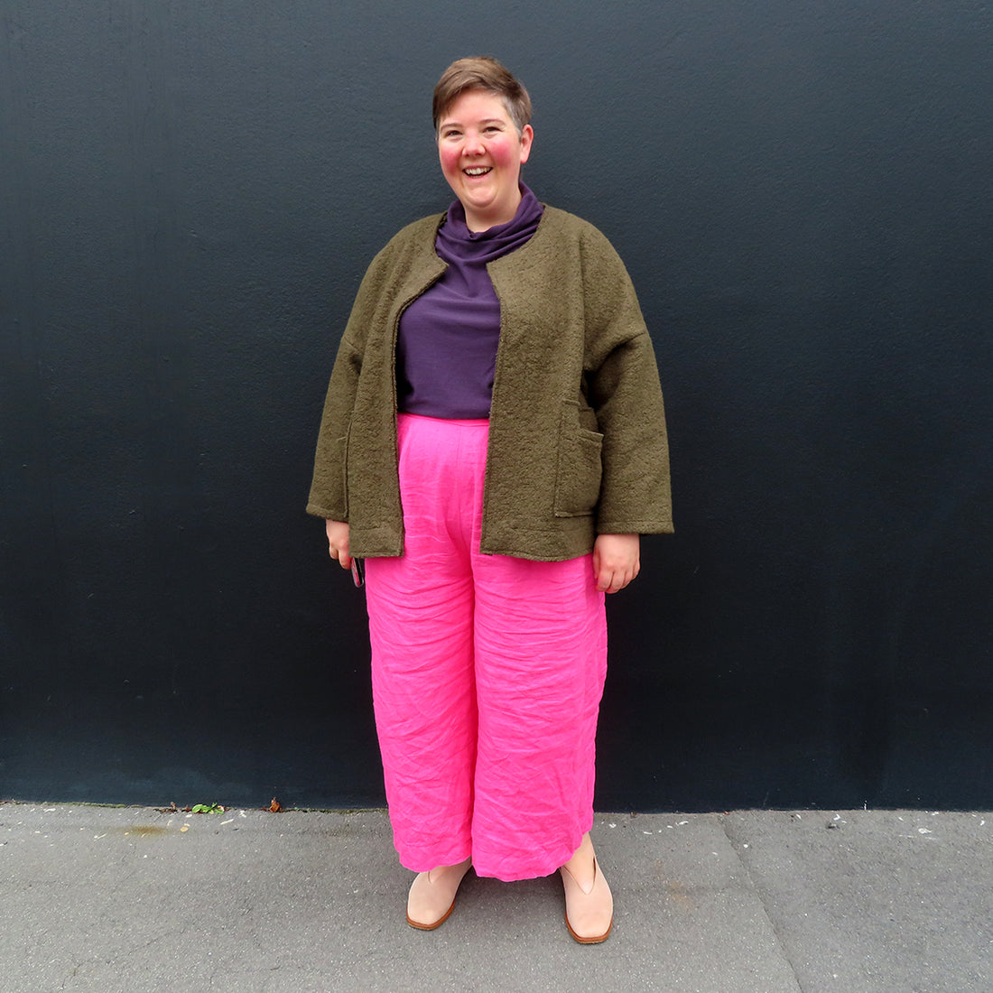 Our boiled wool Mallee Jacket!
