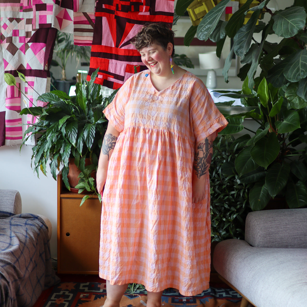 Gathered skirt Melba Dress Muna and Broad