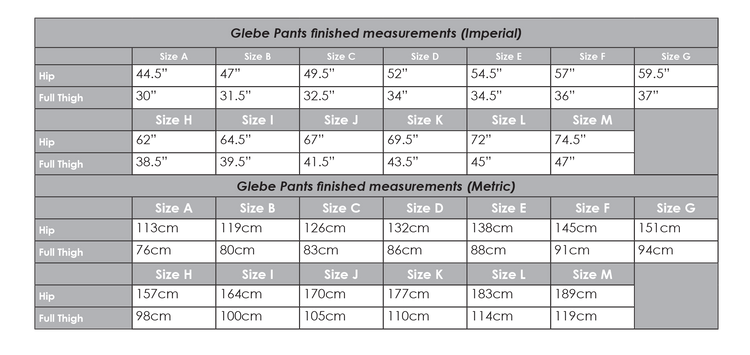 Glebe Pants Sewing Pattern PDF