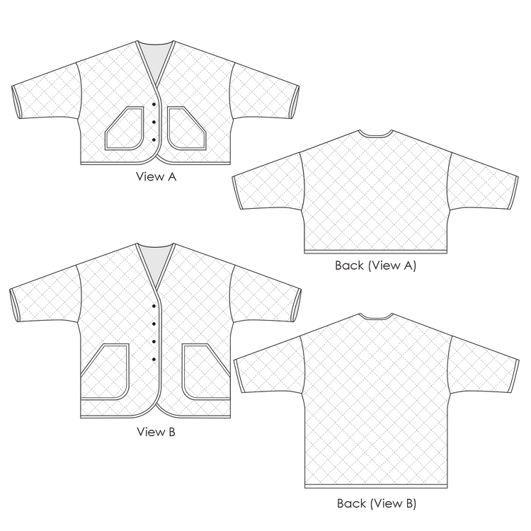 Grainger Coat Sewing Pattern PDF
