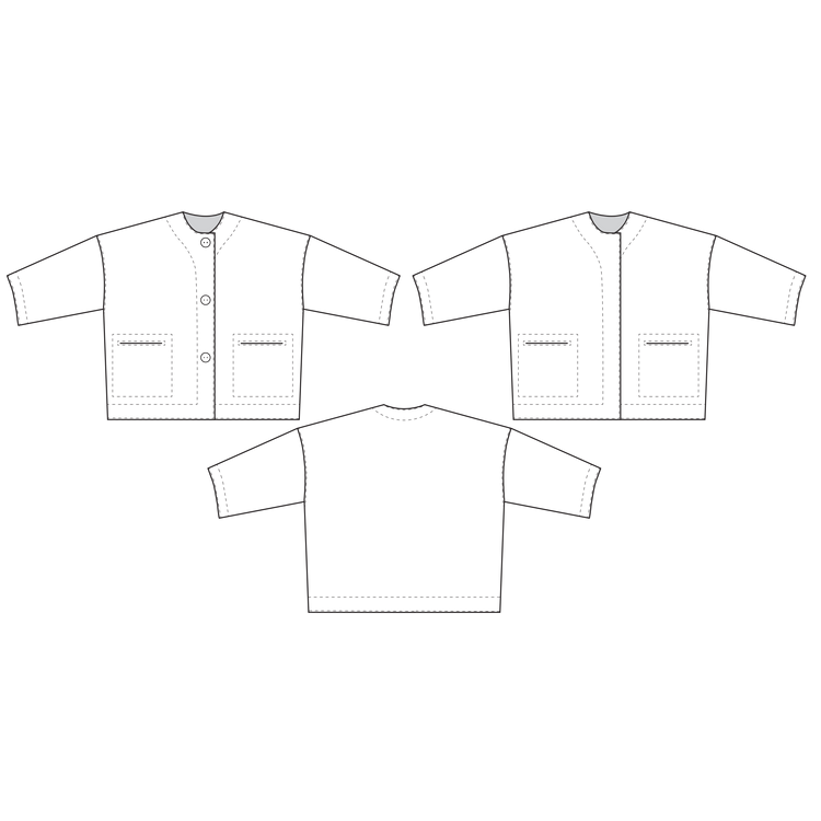Mallee Jacket Sewing Pattern PDF