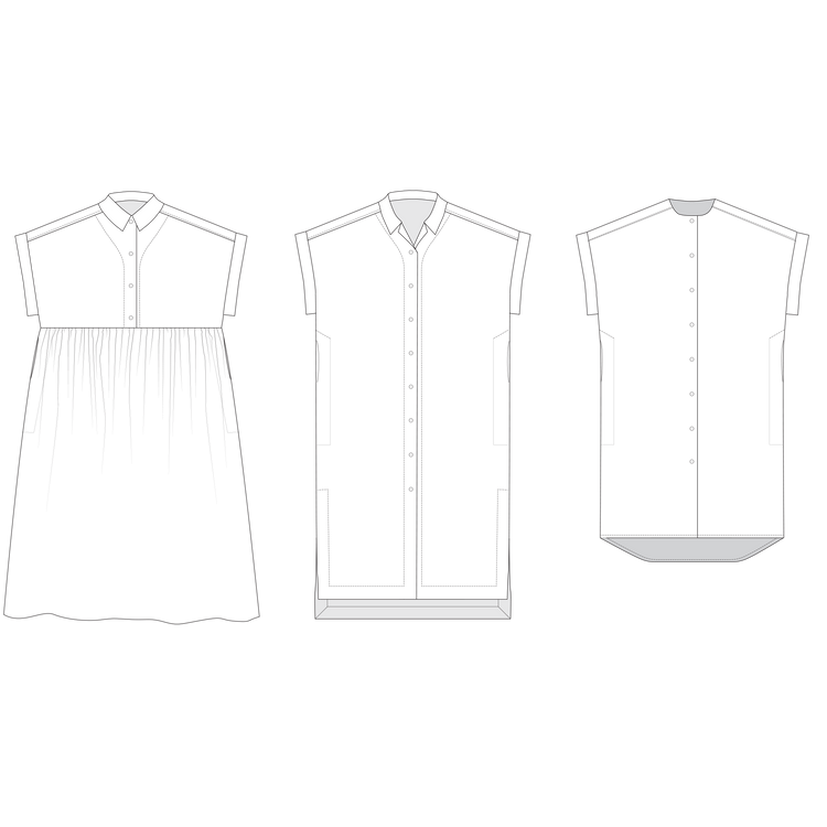 Waikerie Dress Expansion Sewing Pattern PDF