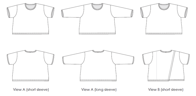 Hyde T-Shirt Sewing Pattern PDF