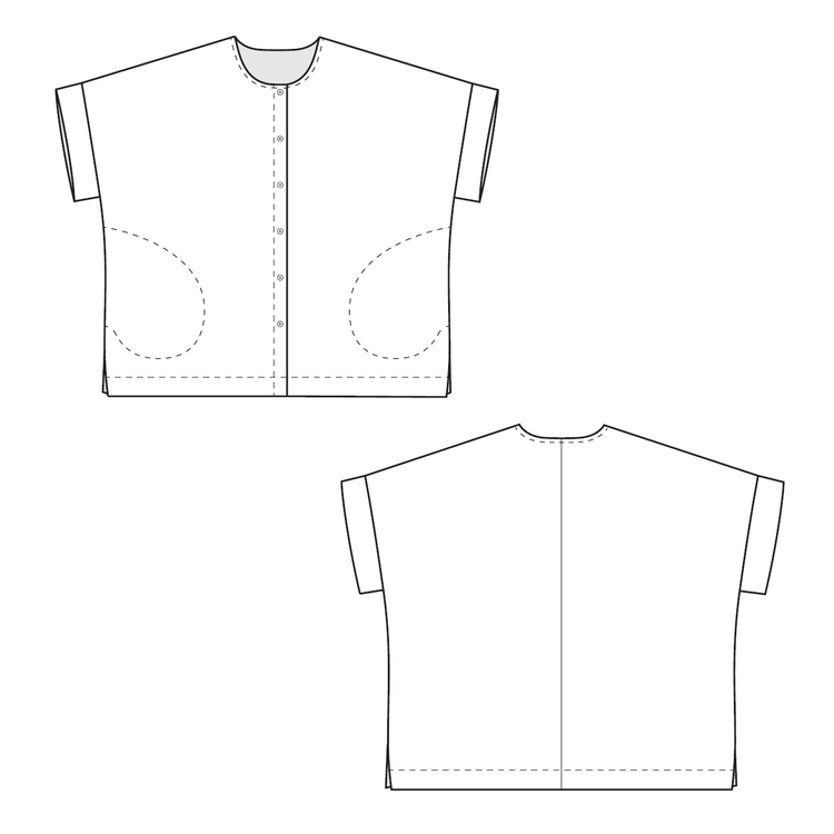 Lobethal Shirt Sewing Pattern PDF