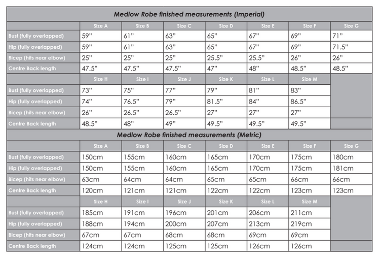 Medlow Robe Sewing Pattern PDF