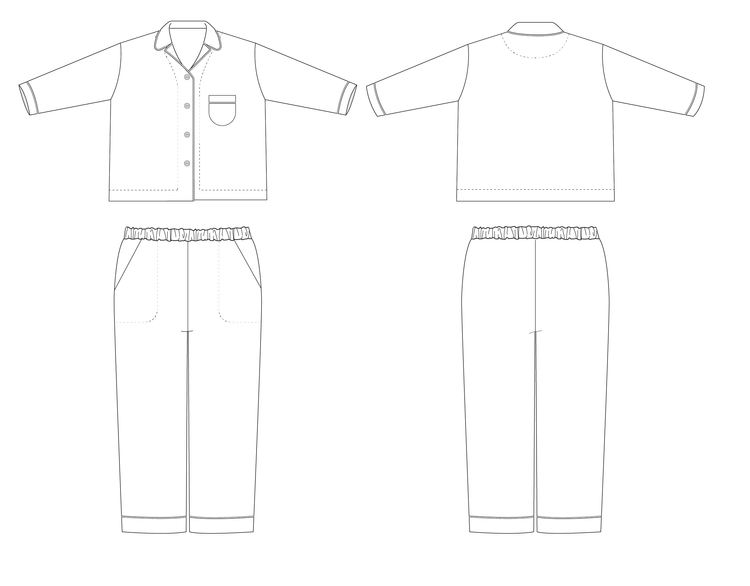 Spinifex PJs Sewing Pattern PDF