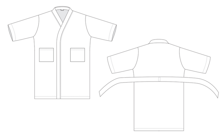 Medlow Robe Sewing Pattern PDF