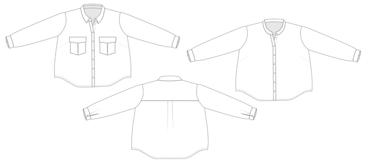 Tarawi Shirt Sewing Pattern PDF