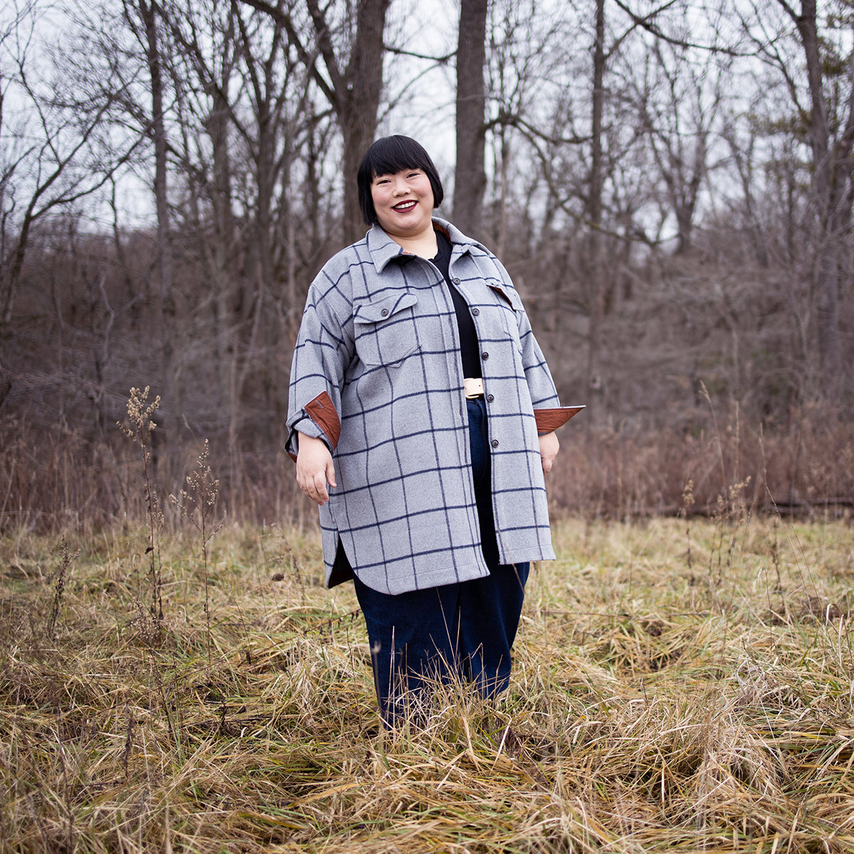 Open Front Shacket Pattern Shoalhaven Shacket Sewing Pattern PDF – Muna and Broad